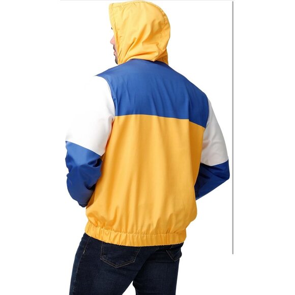 FOCO NBA Men’s Team Logo Warm-up Windbreaker Jacket Golden State Warriors L - Picture 5 of 6